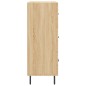 vidaXL Credenza Rovere Sonoma 69,5x34x90 cm in Legno Multistrato