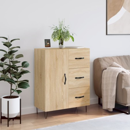 vidaXL Credenza Rovere Sonoma 69,5x34x90 cm in Legno Multistrato