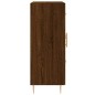 vidaXL Credenza Rovere Marrone 69,5x34x90 cm in Legno Multistrato vidaXL Credenza Rovere Marrone 69,5x34x90 cm in Legno Multistrato