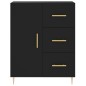 vidaXL Credenza Nera 69,5x34x90 cm in Legno Multistrato vidaXL Credenza Nera 69,5x34x90 cm in Legno Multistrato