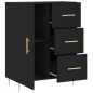 vidaXL Credenza Nera 69,5x34x90 cm in Legno Multistrato vidaXL Credenza Nera 69,5x34x90 cm in Legno Multistrato