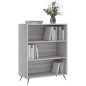 vidaXL Libreria Grigio Sonoma 69,5x32,5x90 cm in Legno Multistrato vidaXL Libreria Grigio Sonoma 69,5x32,5x90 cm in Legno Multistrato