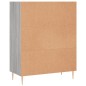 vidaXL Libreria Grigio Sonoma 69,5x32,5x90 cm in Legno Multistrato vidaXL Libreria Grigio Sonoma 69,5x32,5x90 cm in Legno Multistrato