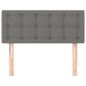 Testiera Grigio Scuro 100x5x78/88 cm in Tessuto