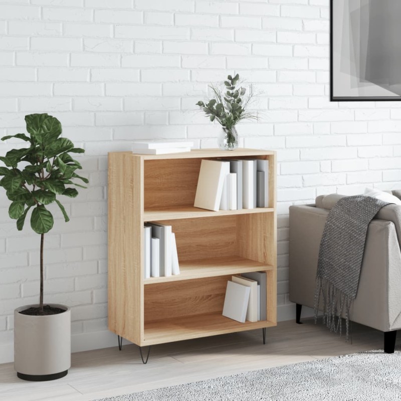 vidaXL Libreria Rovere Sonoma 69,5x32,5x90 cm in Legno Multistrato vidaXL Libreria Rovere Sonoma 69,5x32,5x90 cm in Legno Multistrato