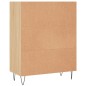 vidaXL Libreria Rovere Sonoma 69,5x32,5x90 cm in Legno Multistrato vidaXL Libreria Rovere Sonoma 69,5x32,5x90 cm in Legno Multistrato