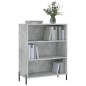 vidaXL Scaffale Grigio Cemento 69,5x32,5x90 cm in Legno Multistrato vidaXL Scaffale Grigio Cemento 69,5x32,5x90 cm in Legno Multistrato