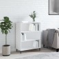 vidaXL Scaffale Bianco 69,5x32,5x90 cm in Legno Multistrato