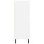 vidaXL Scaffale Bianco 69,5x32,5x90 cm in Legno Multistrato