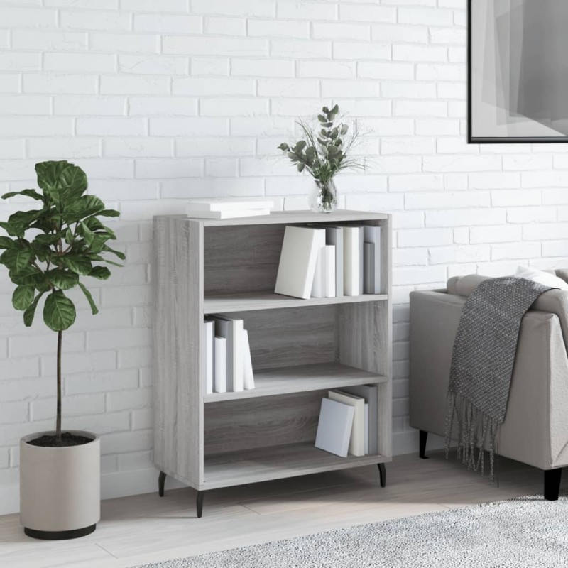 vidaXL Scaffale Grigio Sonoma 69,5x32,5x90 cm in Legno Multistrato vidaXL Scaffale Grigio Sonoma 69,5x32,5x90 cm in Legno Multistrato
