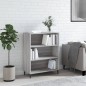 vidaXL Scaffale Grigio Sonoma 69,5x32,5x90 cm in Legno Multistrato vidaXL Scaffale Grigio Sonoma 69,5x32,5x90 cm in Legno Multistrato