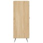 vidaXL Credenza Rovere Sonoma 69,5x34x90 cm in Legno Multistrato vidaXL Credenza Rovere Sonoma 69,5x34x90 cm in Legno Multistrato