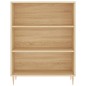 vidaXL Libreria Rovere Sonoma 69,5x32,5x90 cm in Legno Multistrato vidaXL Libreria Rovere Sonoma 69,5x32,5x90 cm in Legno Multistrato