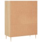 vidaXL Libreria Rovere Sonoma 69,5x32,5x90 cm in Legno Multistrato vidaXL Libreria Rovere Sonoma 69,5x32,5x90 cm in Legno Multistrato