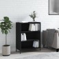 vidaXL Scaffale Nero 69,5x32,5x90 cm in Legno Multistrato vidaXL Scaffale Nero 69,5x32,5x90 cm in Legno Multistrato