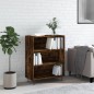 vidaXL Libreria Rovere Fumo 69,5x32,5x90 cm in Legno Multistrato vidaXL Libreria Rovere Fumo 69,5x32,5x90 cm in Legno Multistrato