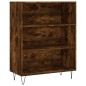 vidaXL Libreria Rovere Fumo 69,5x32,5x90 cm in Legno Multistrato vidaXL Libreria Rovere Fumo 69,5x32,5x90 cm in Legno Multistrato