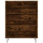 vidaXL Libreria Rovere Fumo 69,5x32,5x90 cm in Legno Multistrato vidaXL Libreria Rovere Fumo 69,5x32,5x90 cm in Legno Multistrato