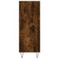 vidaXL Libreria Rovere Fumo 69,5x32,5x90 cm in Legno Multistrato vidaXL Libreria Rovere Fumo 69,5x32,5x90 cm in Legno Multistrato