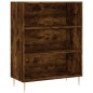 vidaXL Libreria Rovere Fumo 69,5x32,5x90 cm in Legno Multistrato vidaXL Libreria Rovere Fumo 69,5x32,5x90 cm in Legno Multistrato
