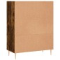 vidaXL Libreria Rovere Fumo 69,5x32,5x90 cm in Legno Multistrato vidaXL Libreria Rovere Fumo 69,5x32,5x90 cm in Legno Multistrato