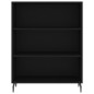 vidaXL Scaffale Nero 69,5x32,5x90 cm in Legno Multistrato vidaXL Scaffale Nero 69,5x32,5x90 cm in Legno Multistrato