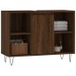 vidaXL Armadietto Bagno Rovere Marrone 80x33x60cm in Legno Multistrato vidaXL Armadietto Bagno Rovere Marrone 80x33x60cm in Legno Multistrato