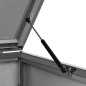 vidaXL Copri Bidoni Pattumiera Doppia 138x77,5x115,5 cm Acciaio Inox vidaXL Copri Bidoni Pattumiera Doppia 138x77,5x115,5 cm Acciaio Inox