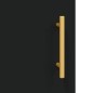 vidaXL Credenza Nera 69,5x34x180 cm in Legno Multistrato vidaXL Credenza Nera 69,5x34x180 cm in Legno Multistrato