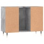 vidaXL Armadietto da Bagno Grigio Cemento 80x33x60cm Legno Multistrato vidaXL Armadietto da Bagno Grigio Cemento 80x33x60cm Legno Multistrato