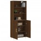 vidaXL Credenza Rovere Marrone 69,5x34x180 cm in Legno Multistrato vidaXL Credenza Rovere Marrone 69,5x34x180 cm in Legno Multistrato