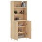 vidaXL Credenza Rovere Sonoma 69,5x34x180 cm in Legno Multistrato vidaXL Credenza Rovere Sonoma 69,5x34x180 cm in Legno Multistrato