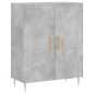 vidaXL Credenza Grigio Cemento 69,5x34x180 cm in Legno Multistrato vidaXL Credenza Grigio Cemento 69,5x34x180 cm in Legno Multistrato