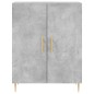 vidaXL Credenza Grigio Cemento 69,5x34x180 cm in Legno Multistrato vidaXL Credenza Grigio Cemento 69,5x34x180 cm in Legno Multistrato
