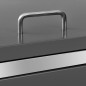 vidaXL Copri Bidoni Pattume Quadruplo 276,5x77,5x115,5cm Acciaio Inox vidaXL Copri Bidoni Pattume Quadruplo 276,5x77,5x115,5cm Acciaio Inox