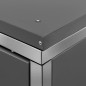 vidaXL Copri Bidoni Pattume Quadruplo 276,5x77,5x115,5cm Acciaio Inox vidaXL Copri Bidoni Pattume Quadruplo 276,5x77,5x115,5cm Acciaio Inox