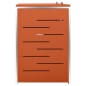 vidaXL Copri Bidoni Pattumiera Doppia 138x77,5x115,5 cm Acciaio Inox vidaXL Copri Bidoni Pattumiera Doppia 138x77,5x115,5 cm Acciaio Inox