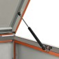 vidaXL Copri Bidoni Pattumiera Doppia 138x77,5x115,5 cm Acciaio Inox vidaXL Copri Bidoni Pattumiera Doppia 138x77,5x115,5 cm Acciaio Inox