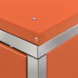 vidaXL Copri Bidoni Pattumiera Doppia 138x77,5x115,5 cm Acciaio Inox vidaXL Copri Bidoni Pattumiera Doppia 138x77,5x115,5 cm Acciaio Inox