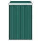 vidaXL Copri Bidone Rifiuti Verde 72x81x121 cm in Acciaio vidaXL Copri Bidone Rifiuti Verde 72x81x121 cm in Acciaio