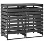 vidaXL Copribidone Doppio 140x75x121cm Pino Massello Verniciato vidaXL Copribidone Doppio 140x75x121cm Pino Massello Verniciato
