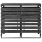 vidaXL Copribidone Doppio 140x75x121cm Pino Massello Verniciato vidaXL Copribidone Doppio 140x75x121cm Pino Massello Verniciato