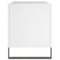 vidaXL Mobile Porta Dischi Bianco 74,5x38x48 cm in Legno Multistrato