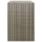 vidaXL Copribidone Doppio Grigio 140x80x117 cm in Polyrattan vidaXL Copribidone Doppio Grigio 140x80x117 cm in Polyrattan