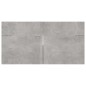 Set Mobili da Bagno Grigio Cemento in Truciolato Set Mobili da Bagno Grigio Cemento in Truciolato