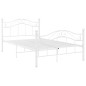 vidaXL Giroletto Bianco in Metallo 120x200 cm vidaXL Giroletto Bianco in Metallo 120x200 cm