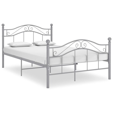 vidaXL Giroletto Grigio in Metallo 120x200 cm