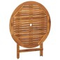 vidaXL Set da Pranzo da Giardino 5 pz Pieghevole in Massello di Acacia vidaXL Set da Pranzo da Giardino 5 pz Pieghevole in Massello di Acacia