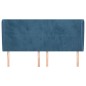 Testiera ad Orecchio Blu Scuro 203x23x118/128 cm in Velluto Testiera ad Orecchio Blu Scuro 203x23x118/128 cm in Velluto