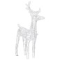 vidaXL Decorazione Natalizia Renne e Slitta 160 LED 130 cm in Acrilico vidaXL Decorazione Natalizia Renne e Slitta 160 LED 130 cm in Acrilico